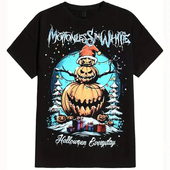 Other - Black Halloween Graphic T-Shirt